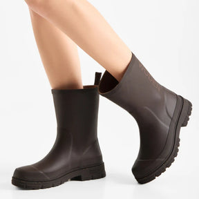 Woden Lia Waterproof Chocolate Gummistøvle Dame Brun