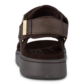 Woden Line Chocolate Sandal Dame Brun