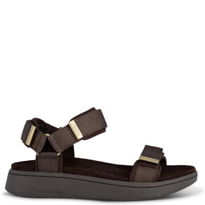Woden Line Chocolate Sandal Dame Brun