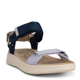 Woden Line Space Multi Sandal Dame Blå