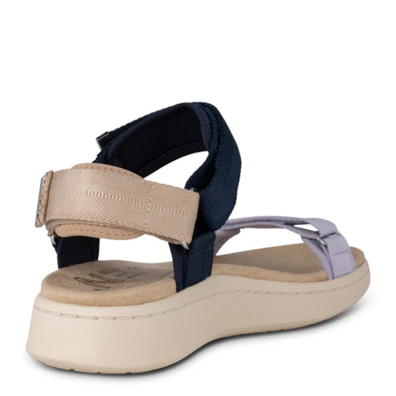 Woden Line Space Multi Sandal Dame Blå