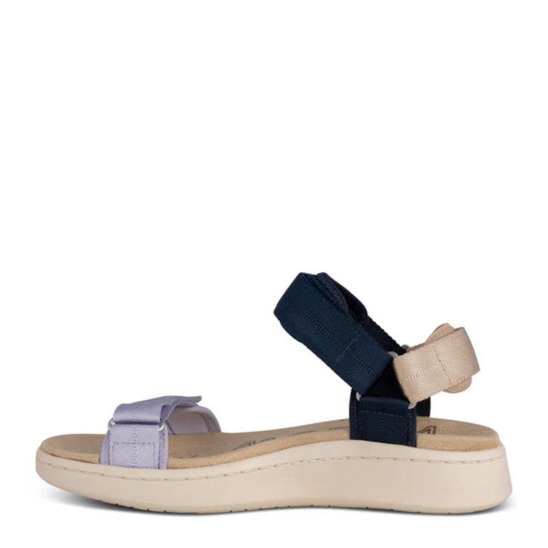 Woden Line Space Multi Sandal Dame Blå