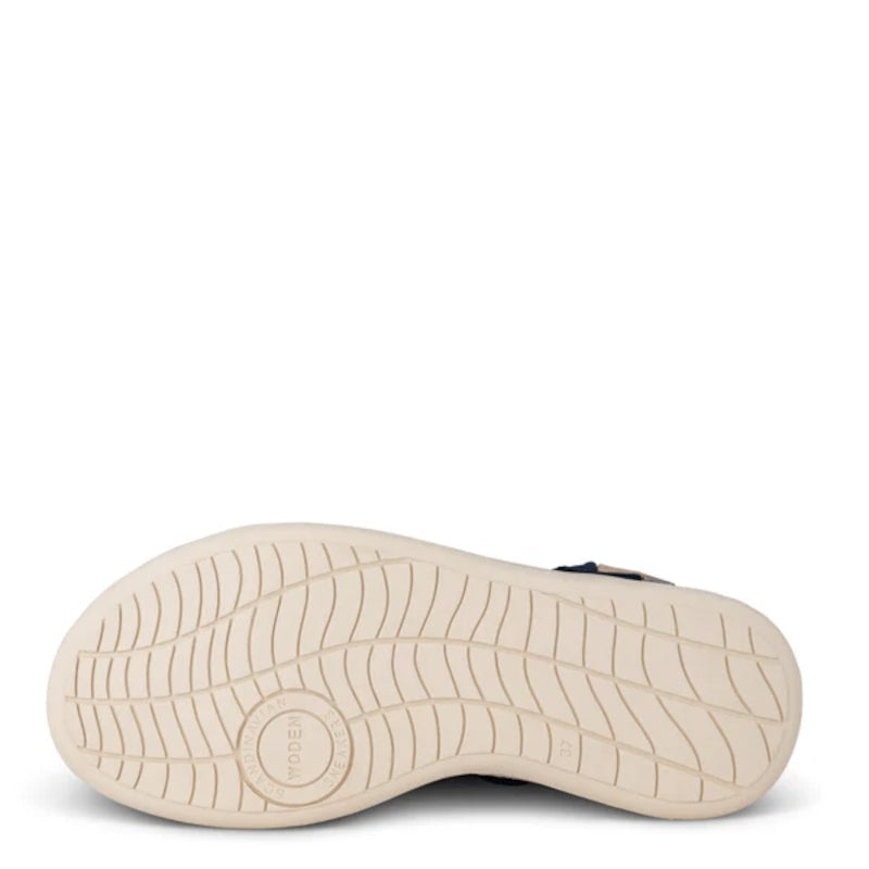 Woden Line Space Multi Sandal Dame Blå
