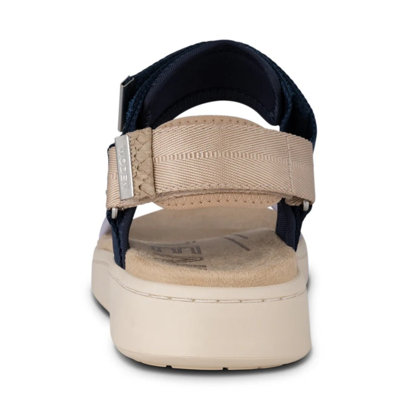 Woden Line Space Multi Sandal Dame Blå