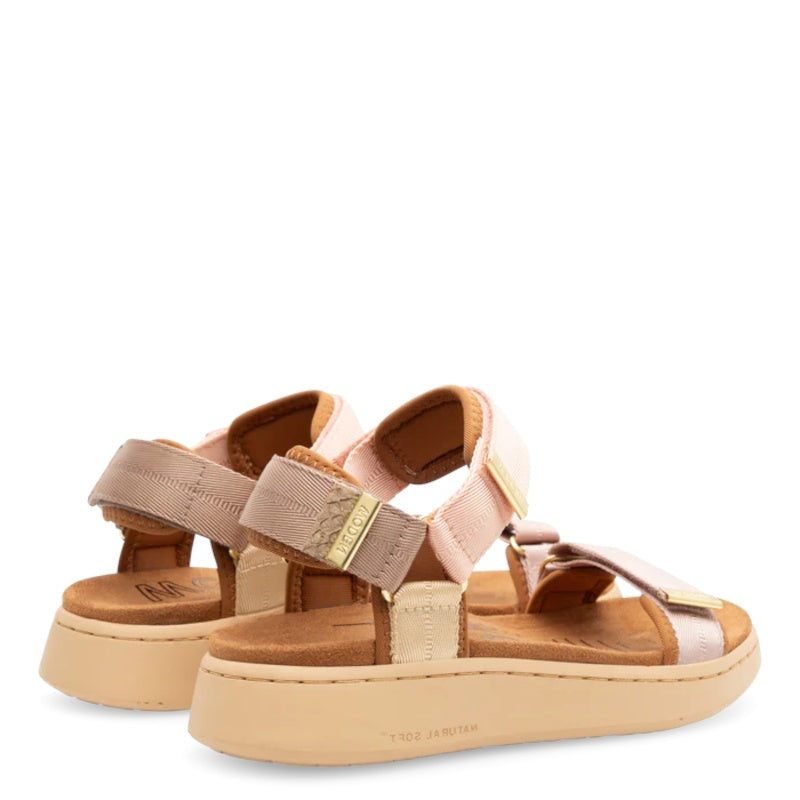 Woden Line Blush Multi Sandal Dame Lyserød