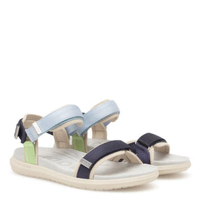 Woden Line Lite Moonstone Multi Sandal Dame Blå