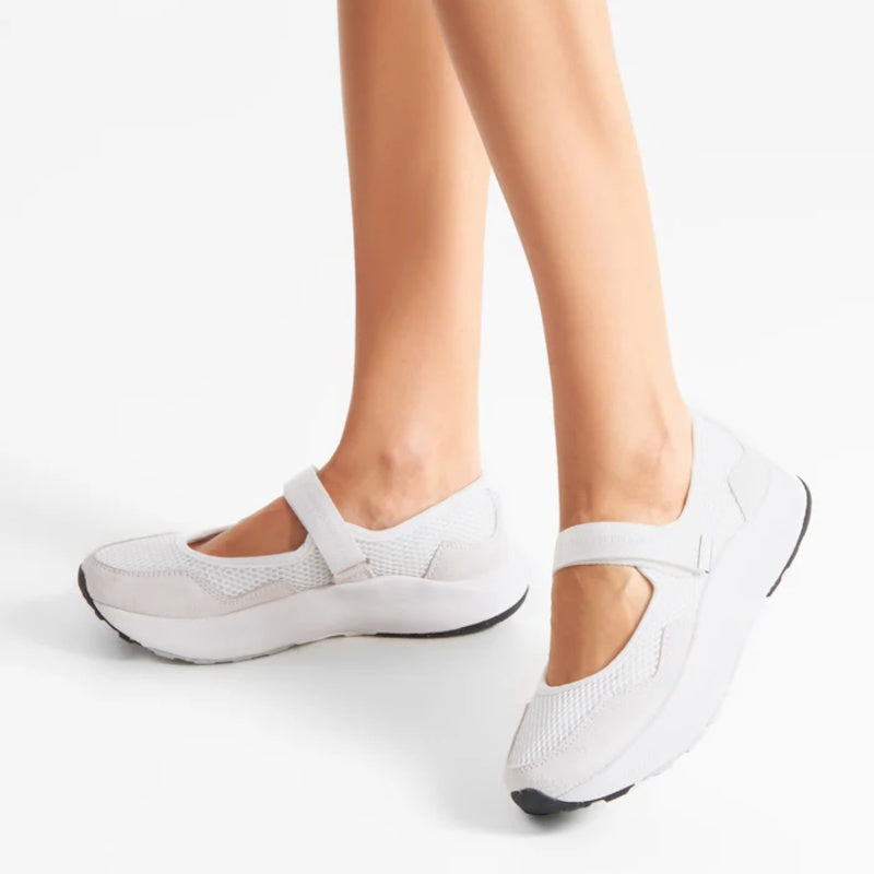 Woden Mary Mesh Tulle Dame Hvid