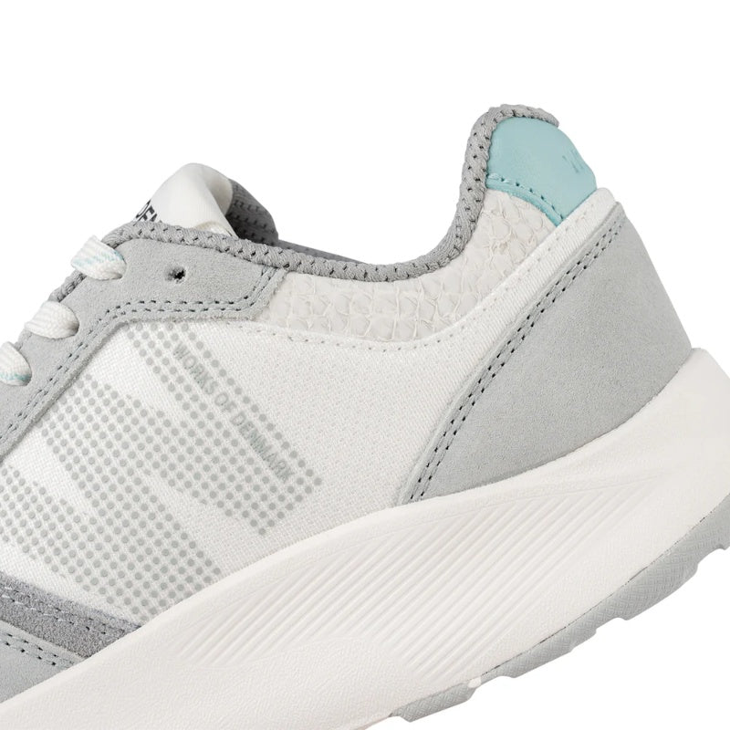 Woden Mathilde Runner Frosted Sky Sneaker Dame Hvid Grå