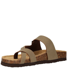 Nou Harindsburg Timber Wolf Smutter Sandal Dame Brun