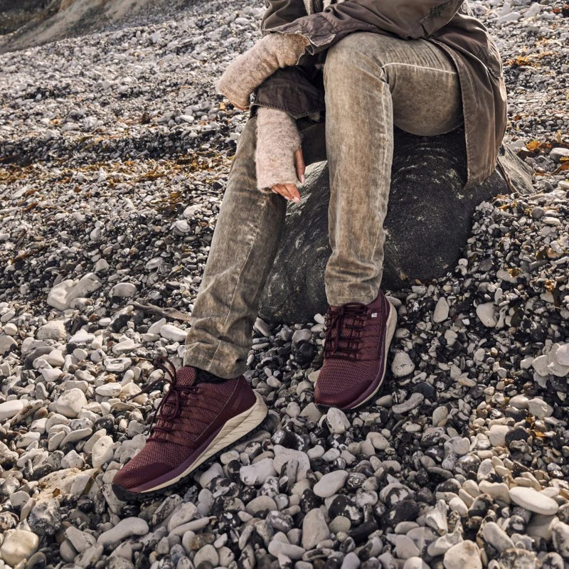 Green Comfort Path Pixie Sneaker Dame Bordeaux