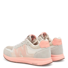 Woden Rigmor Open Mesh Blush Sneaker Dame Grå Lyserød