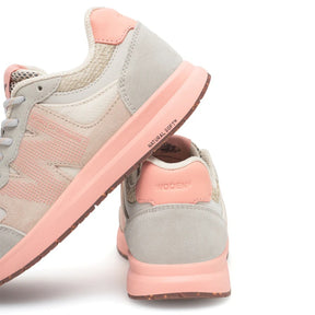 Woden Rigmor Open Mesh Blush Sneaker Dame Grå Lyserød