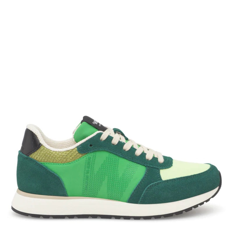 Woden Ronja Apple Green Multi Sneaker Dame Grøn