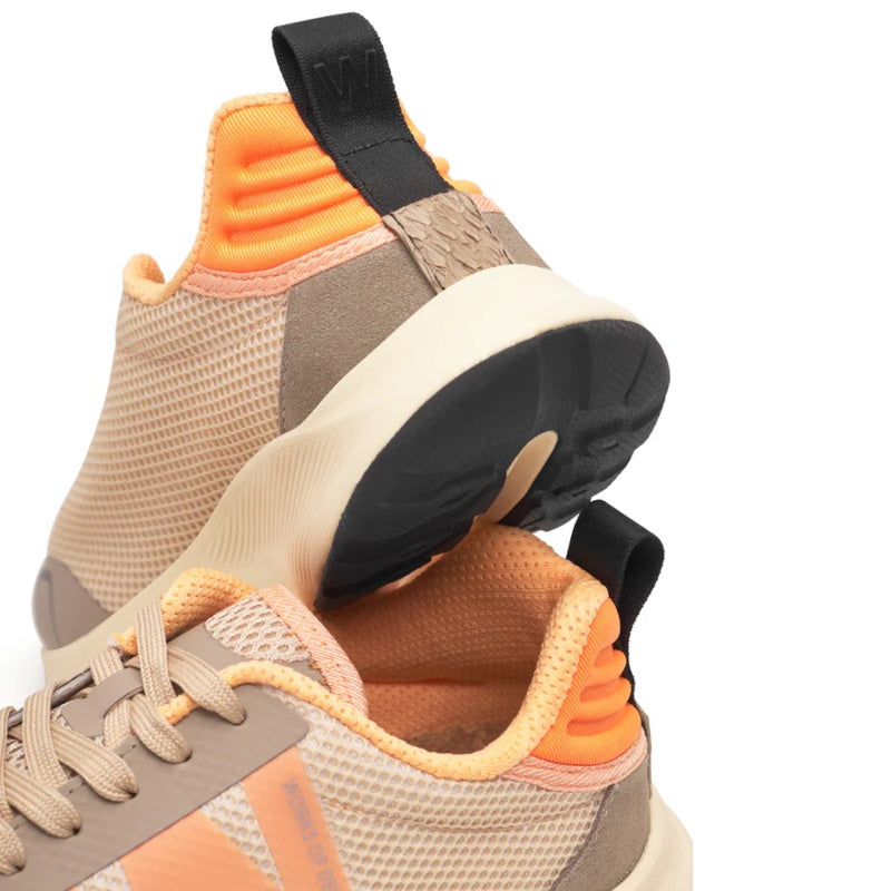 Woden Sabine Coffee Cream/Tiger Sneaker Dame Beige