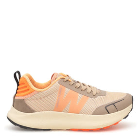 Woden Sabine Coffee Cream/Tiger Sneaker Dame Beige