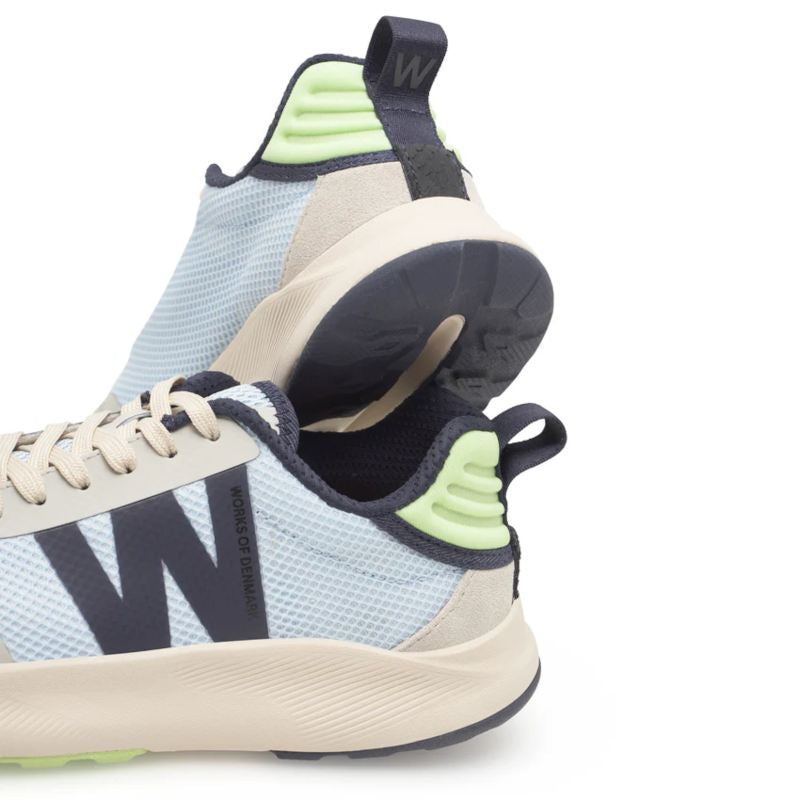 Woden Sabine Moonstone/Matcha Sneaker Dame Blå