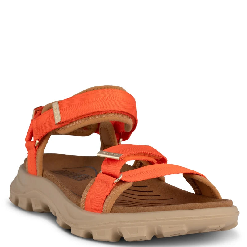Woden Sandie Tiger sandal dame orange
