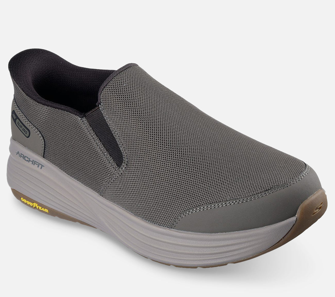 Skechers-Slip-Ins-Arch Fit GO WALK Stability 2.0 - Charles-Loafer-Herre-Grå