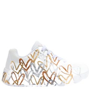 Skechers Metallic Love Sneakers Børn Hvid