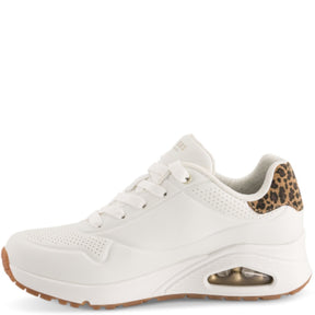 Skechers UNO - Jungle - Nite Sneakers Dame Hvid