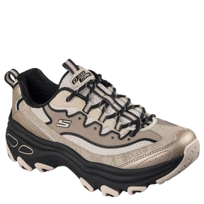 Skechers D'Lite Max Sneaker Dame Beige