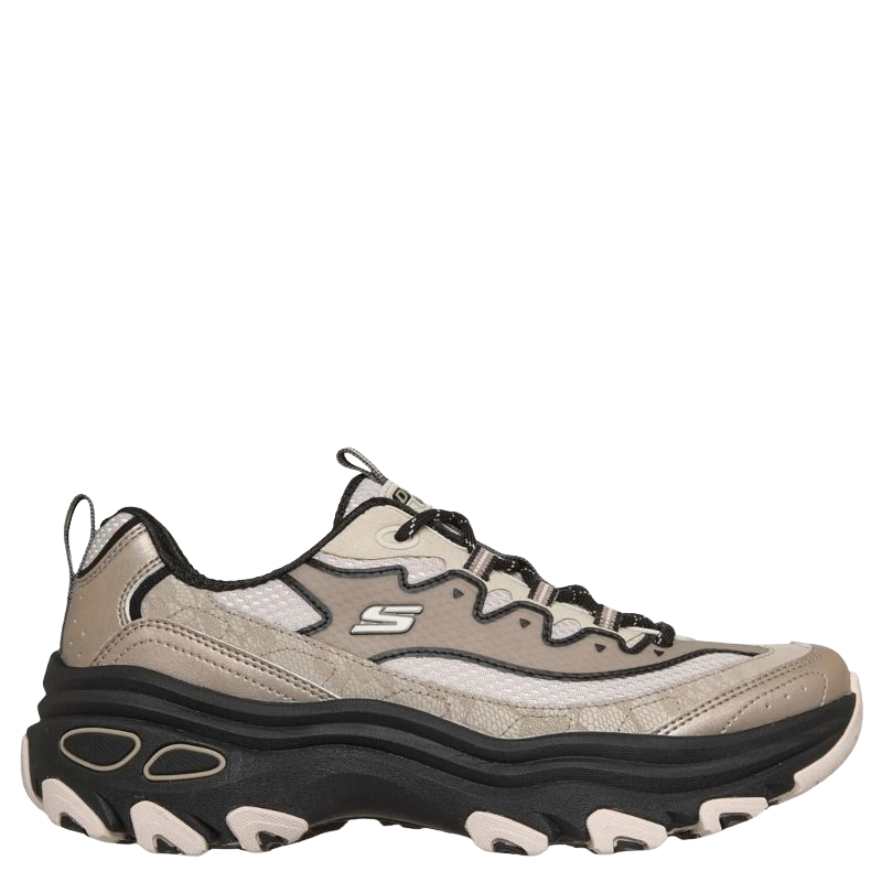 Skechers D'Lite Max Sneaker Dame Beige