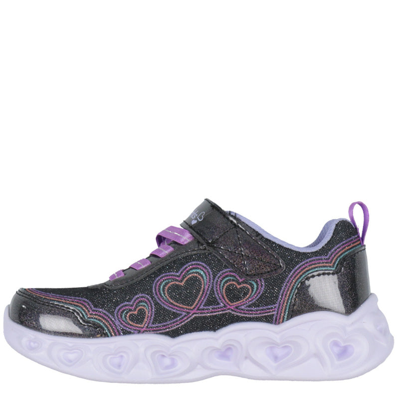 Skechers Heart Lights Bubble Love Sneaker Børn Sort