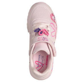 Skechers JGoldcrown: Uno Lite Heart Status Sneaker Børn Lyserød