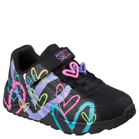 Skechers JGoldcrown: Uno Lite Heart Status Sneaker Børn Sort