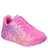 Skechers JGoldcrown Uno Lite Metallic Joy Sneaker Børn Lyserød Pink