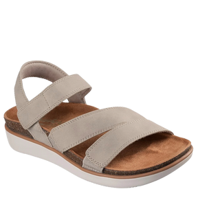 Skechers Lifted Comfort Sandal Dame Beige