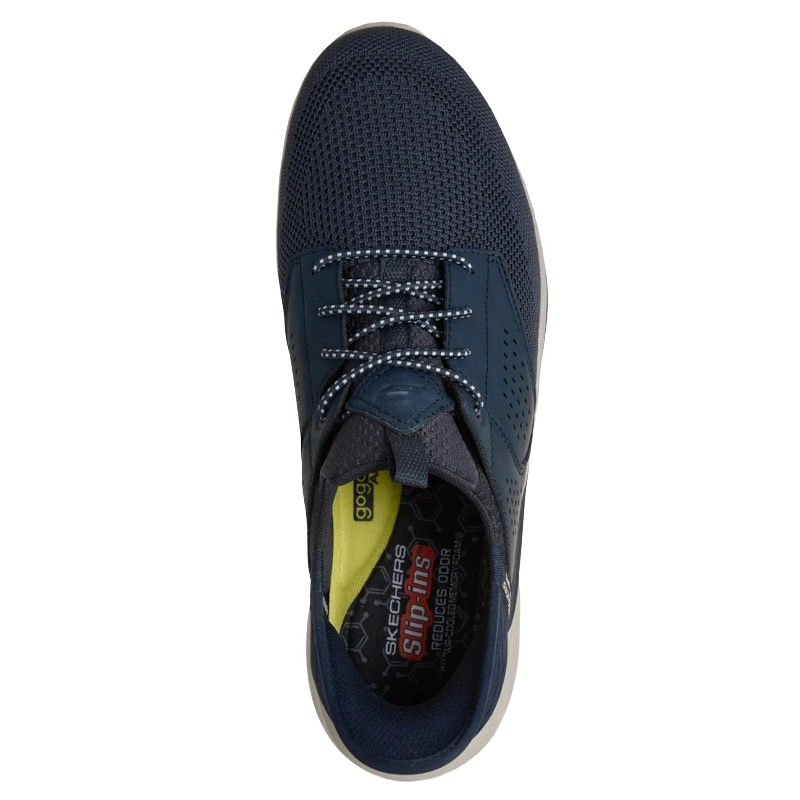 Skechers Slip-Ins Relaxed Fit: Slade Caster Sneaker Herre Blå