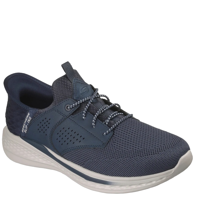 Skechers Slip-Ins Relaxed Fit: Slade Caster Sneaker Herre Blå