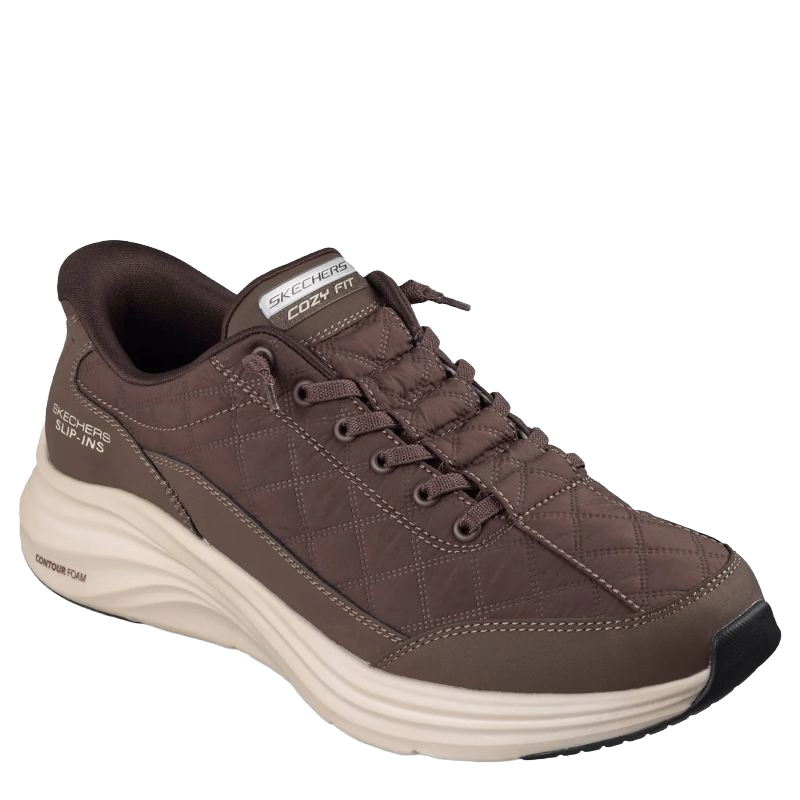 Skechers Slip-Ins: Contour Foam - Cozy Fit Sneaker Herre Brun