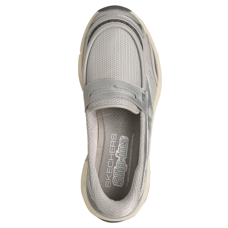 Skechers Slip-Ins: Stamina Sport - Instant Icon Loafer Dame Sølv Grå