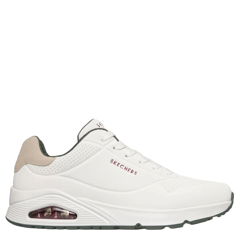 Skechers Uno - Suited On Air Sneaker Herre Hvid