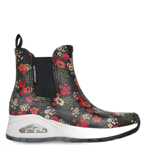 Skechers Uno Rugged - Dancing N The Rain Gummistøvle Dame Blomter Multi