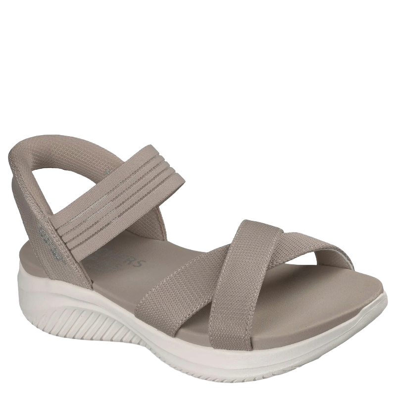 Skechers Slip-Ins: Ultra Flex Never Bette Sandal Dame Beige