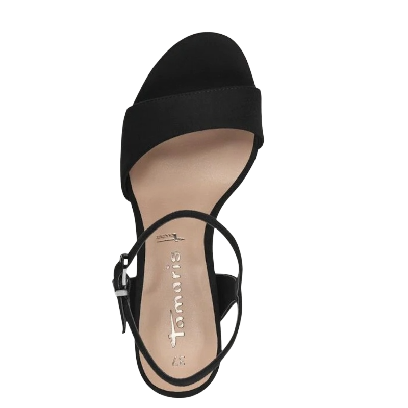 Tamaris 28028-001 Sandal Dame Sort