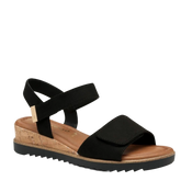 Tamaris 28118-001 Sandal Dame Sort