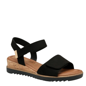 Tamaris 28118-001 Sandal Dame Sort