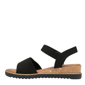 Tamaris 28118-001 Sandal Dame Sort