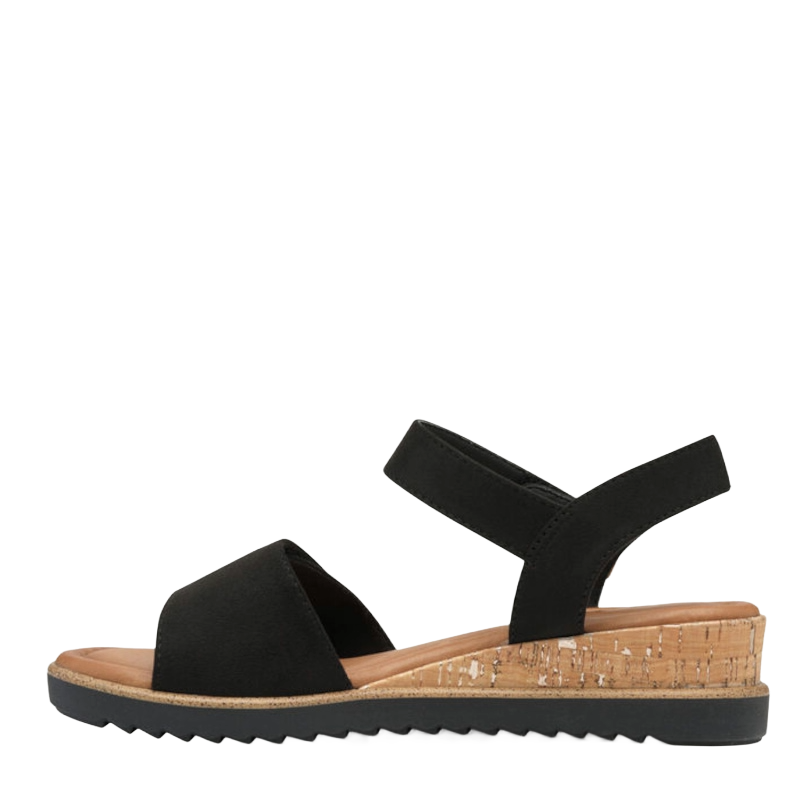 Tamaris 28118-001 Sandal Dame Sort
