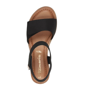 Tamaris 28118-001 Sandal Dame Sort