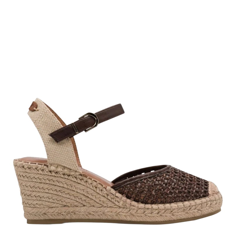 Tamaris 29610-304 Sandal Kilehæl Dame Brun