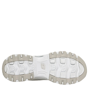 Skechers Slip-Ins: D'Lites Smooth Nostalgia Sneaker Dame Hvid
