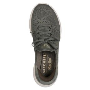 Skechers Martha Stewart Slip-Ins: Ultra Flex 3.0 Back On Track Sneaker Dame Grøn