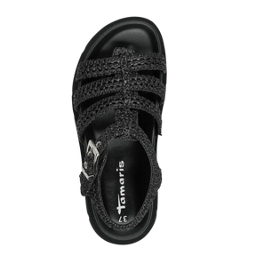 Tamaris 28402-001 Sandal Dame Sort