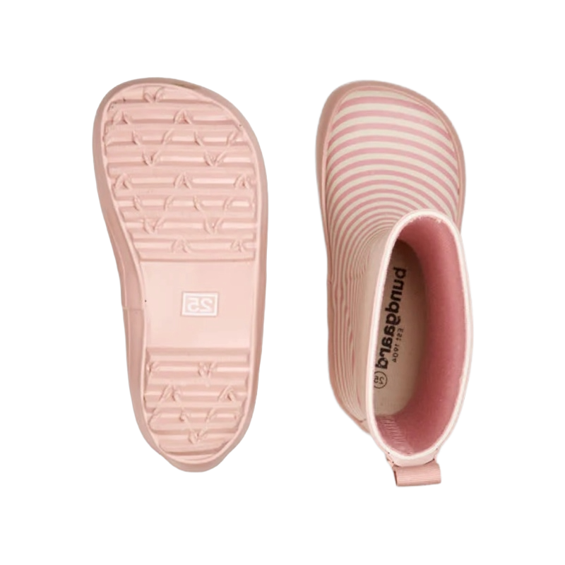 Bundgaard Charly Vintage Rose Stripe Gummistøvle Børn Lyserød