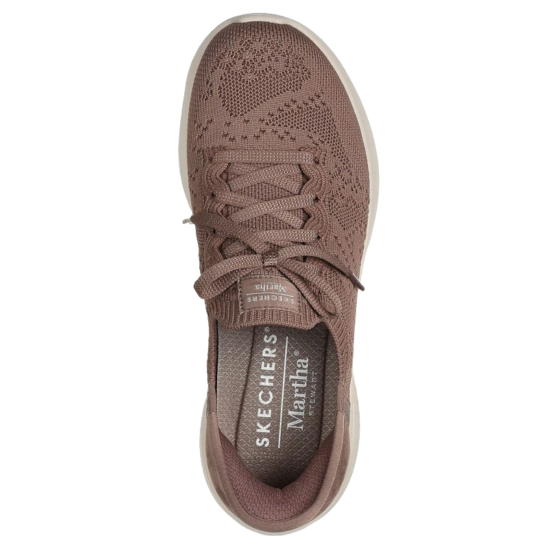 Skechers Martha Stewart Slip-Ins: Ultra Flex 3.0 Back On Track Sneaker Dame Brun